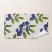 Blueberry Botanical Naadloos Handdoek (Handdoek)