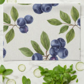 Blueberry Botanical Naadloos Theedoek (Gevouwen)