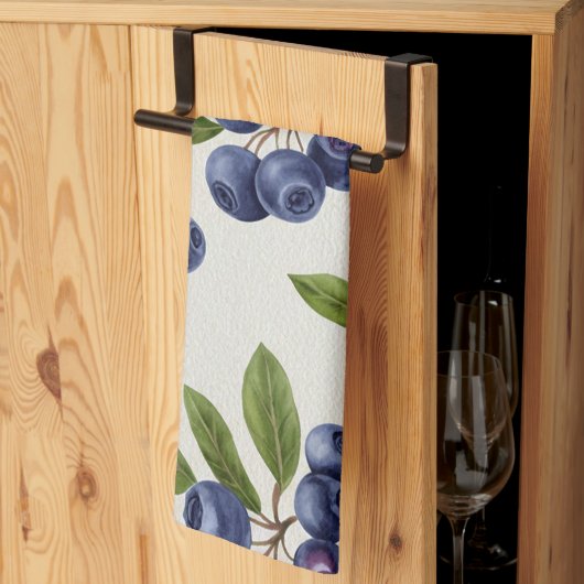 Blueberry Botanical Naadloos Theedoek (Derde Gevouwen)