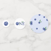 Blueberry boy berry eerste verjaardagsfeestje conf confetti (Voorkanten)