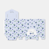 Blueberry boy berry eerste verjaardagsfeestje Favo Bedankdoosjes (Uitgevouwen)