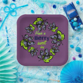 Blueberry Brunch Papieren Bordje (Feest)