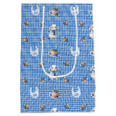 Blueberry Bunny’s First Birthday Bash! Medium Cadeauzakje (Achterkant)