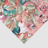 Blueberry Bushel Watecolor Decoupage Flowers Tissuepapier (Detail)