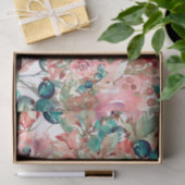 Blueberry Bushel Watecolor Decoupage Flowers Tissuepapier (Geschenk)