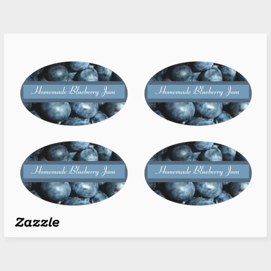Blueberry Canning Label (Vel)