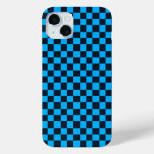 Blueberry checkered pattern Case-Mate iPhone case (Achterkant)