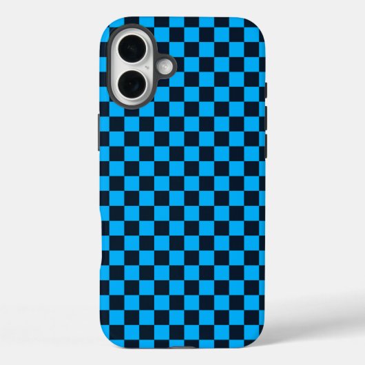 Blueberry checkered pattern Case-Mate iPhone case (Achterkant)