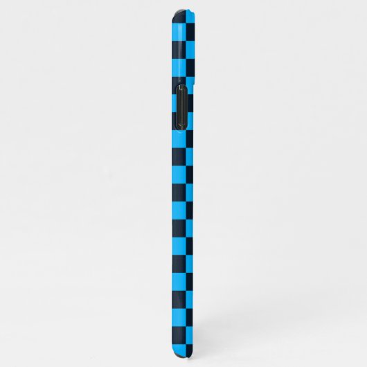 Blueberry checkered pattern iPhone hoesje (Rechterkant)