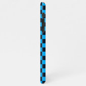 Blueberry checkered pattern iPhone hoesje (Linkerkant)