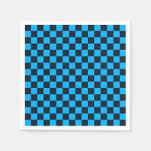 Blueberry checkered pattern servet (Voorkant)