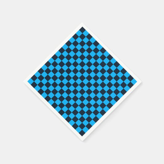 Blueberry checkered pattern servet (Hoek)