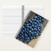Blueberry Chef Vegetarische Fruit Fotografie Notitieboek (Binnen)