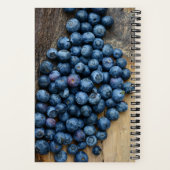 Blueberry Chef Vegetarische Fruit Fotografie Notitieboek (Achterkant)