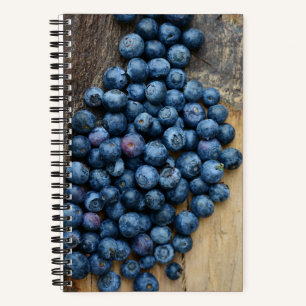 Blueberry Chef Vegetarische Fruit Fotografie Notitieboek
