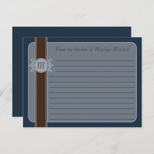 Blueberry Classic Harvest Recept Kaarten (Voorkant / Achterkant)