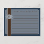 Blueberry Classic Harvest Recept Kaarten (Voorkant)