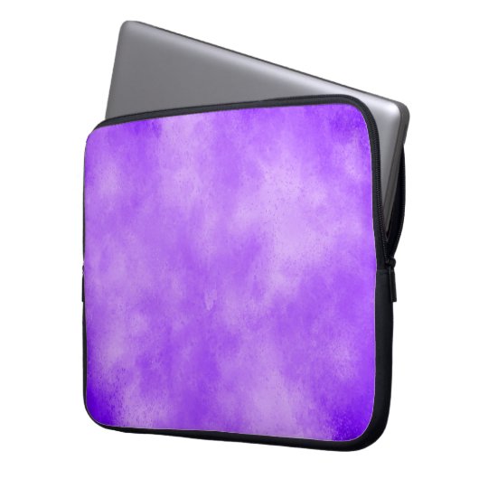 Blueberry Cloud Effect Electronics Bag Laptop Sleeve (Voorkant Links)