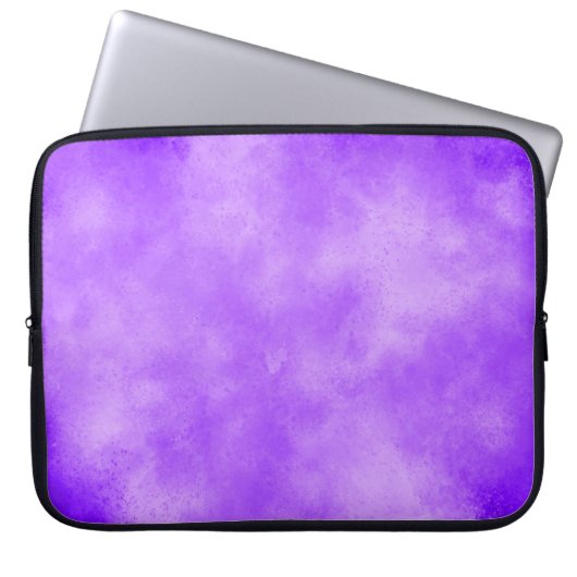 Blueberry Cloud Effect Electronics Bag Laptop Sleeve (Voorkant)