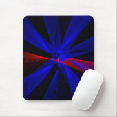Blueberry Color Abstract Geometric Mouse Pad Muismat (Met muis)