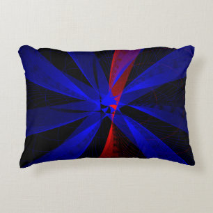 Blueberry Color Abstract geometrisch accentkussen Accent Kussen