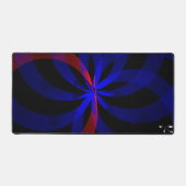 Blueberry Color Accent Geometric Gaming Mouse Pad (Voorkant)