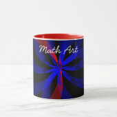 Blueberry Color Center Math Art Coffee Mug Mok (Midden)