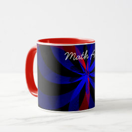 Blueberry Color Center Math Art Coffee Mug Mok