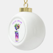 Blueberry Cool Drink Fruits Christmas Ornament (Rechts)
