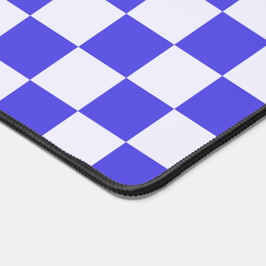 Blueberry cream checkered pattern bureaumat (Hoek)
