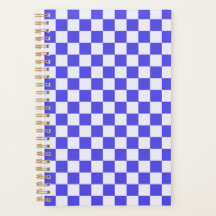 Blueberry cream checkered pattern