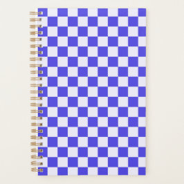 Blueberry cream checkered pattern planner
