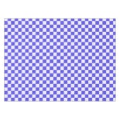 Blueberry cream checkered pattern tafelkleed (Voorkant (Horizontaal))
