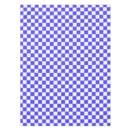 Blueberry cream checkered pattern tafelkleed
