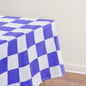 Blueberry cream checkered pattern tafelkleed (Voorbeeld)