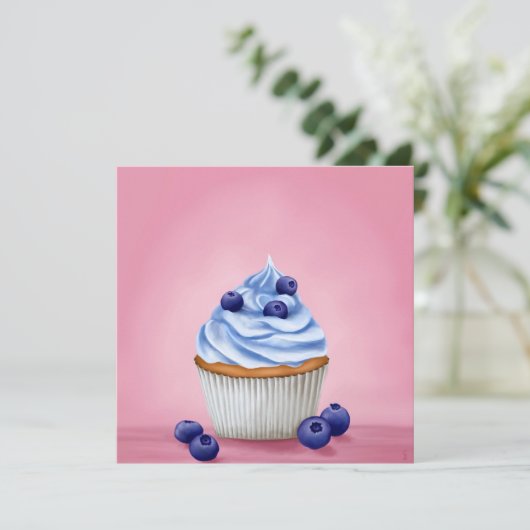 Blueberry cupcake (Staand voorkant)