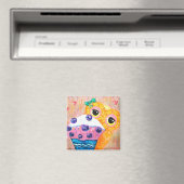 Blueberry Cupcake Love Magneet (Insitu (Vaatwasser))