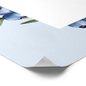 Blueberry Customized sign Poster (Hoek)