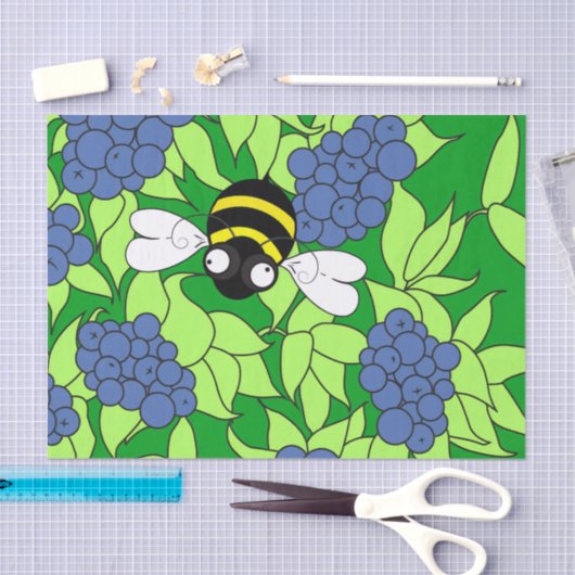 Blueberry Delight Tissue Paper Tissuepapier (Craft)
