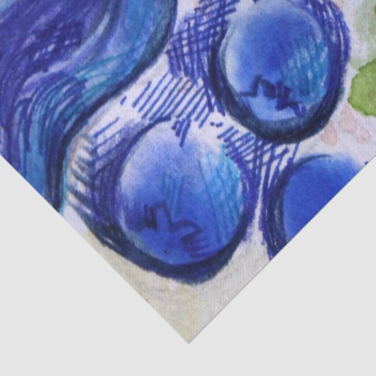 Blueberry Dream Tissuepapier (Detail)