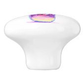 Blueberry Drink keramische knop - aangepaste tekst (Zijkant)