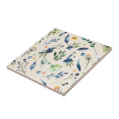 Blueberry en Daisy Clear Afbeelding naadloos Tegeltje (Zijkant)