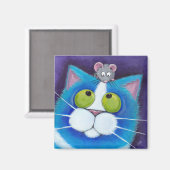 Blueberry en Wee Mousey Magnet (Voorkant / Achterkant)