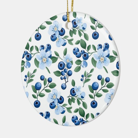 Blueberry Floral Ornament (Links)