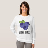 Blueberry Fruit Berry Goed Blueberry Fruit Love BL T-shirt (Voorkant volledig)