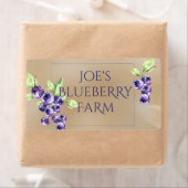 Blueberry Fruit Canning Labels (Insitu)
