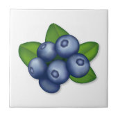 Blueberry fruit decoratief tegeltje (Voorkant)