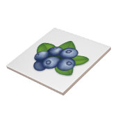 Blueberry fruit decoratief tegeltje (Zijkant)