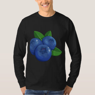 Blueberry Fruit Grappig Berry Lover Eater Graphic T-shirt