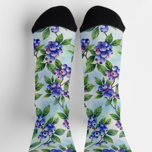 Blueberry Fruit Socks Sokken (Top)